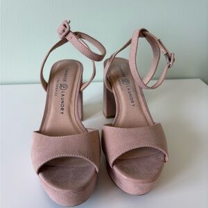 Chinese Laundry Women's Blush Platform Heels